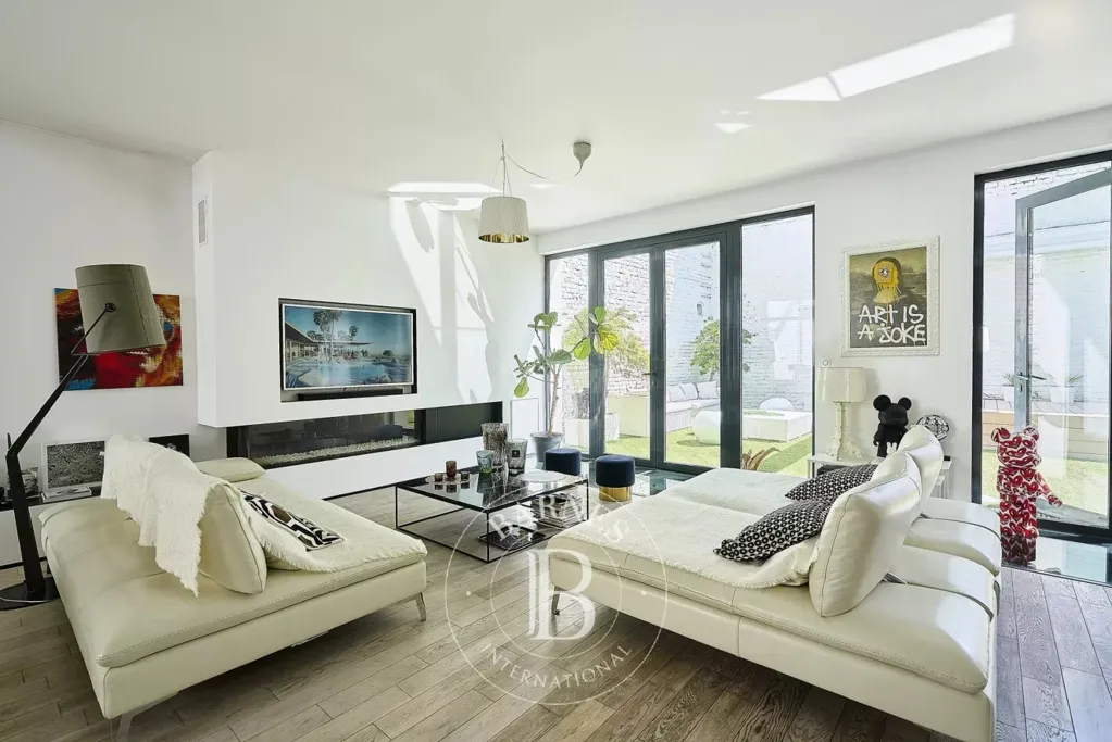 Séjour - Loft avec Terrasse et Jacuzzi à Lille Saint-Michel