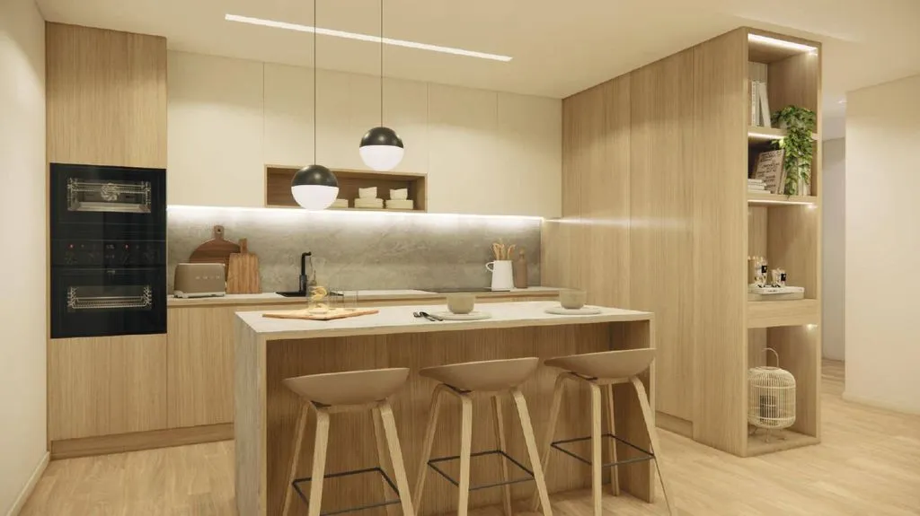 Köök - Luxury Flat with Large Balcony in Montijo
