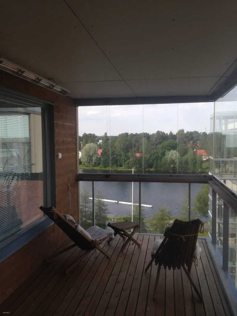 Balcony - Bright Penthouse with Sauna in Oulu