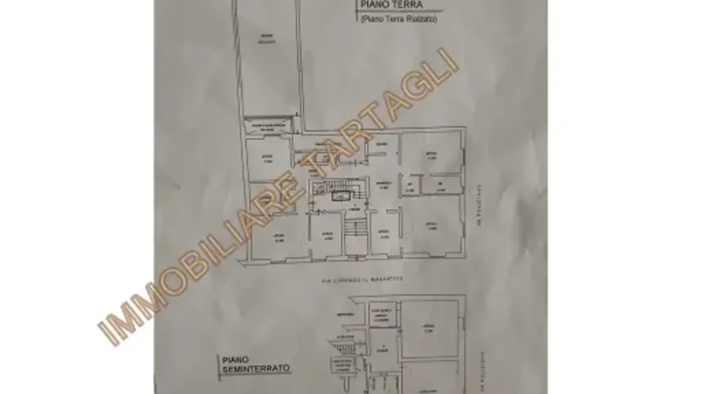Planimetria - Apartment with Dual Entrances in Florence