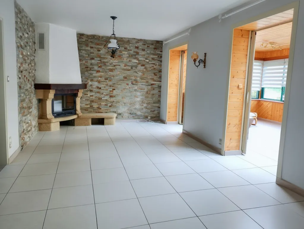 Séjour - Maison Non Mitoyenne au Calme à Landerneau