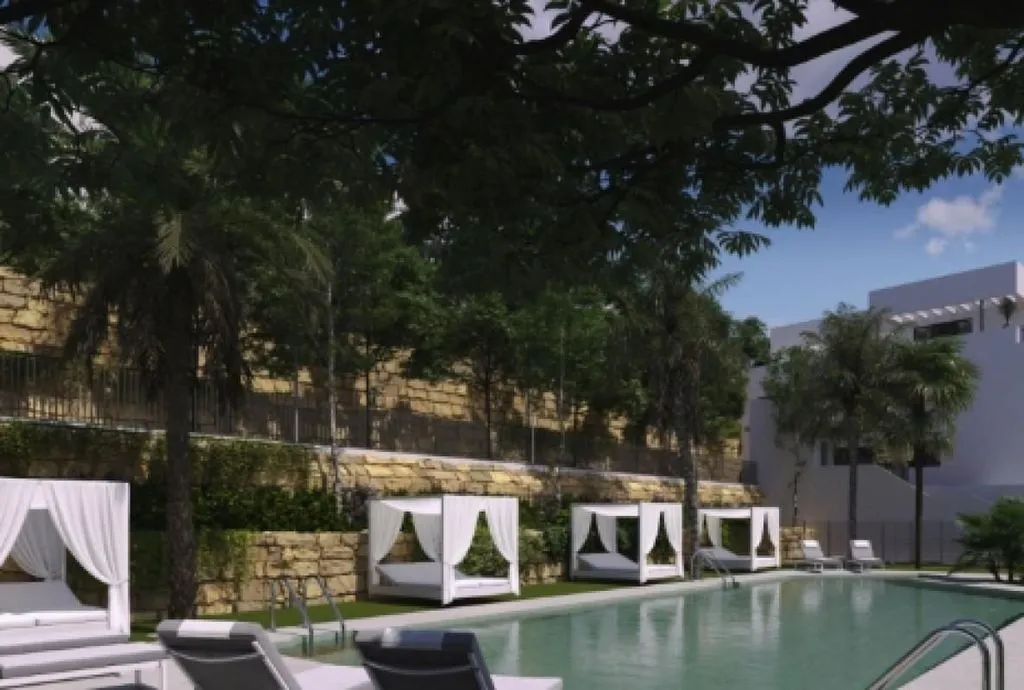 Piscine - 2-Bedroom Flat with Sea View in Casares