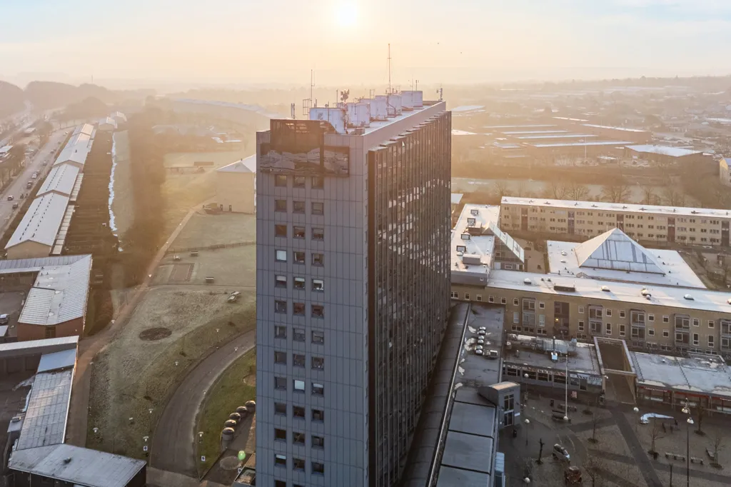 Õhuvaade - Apartment with Panoramic View in Aalborg