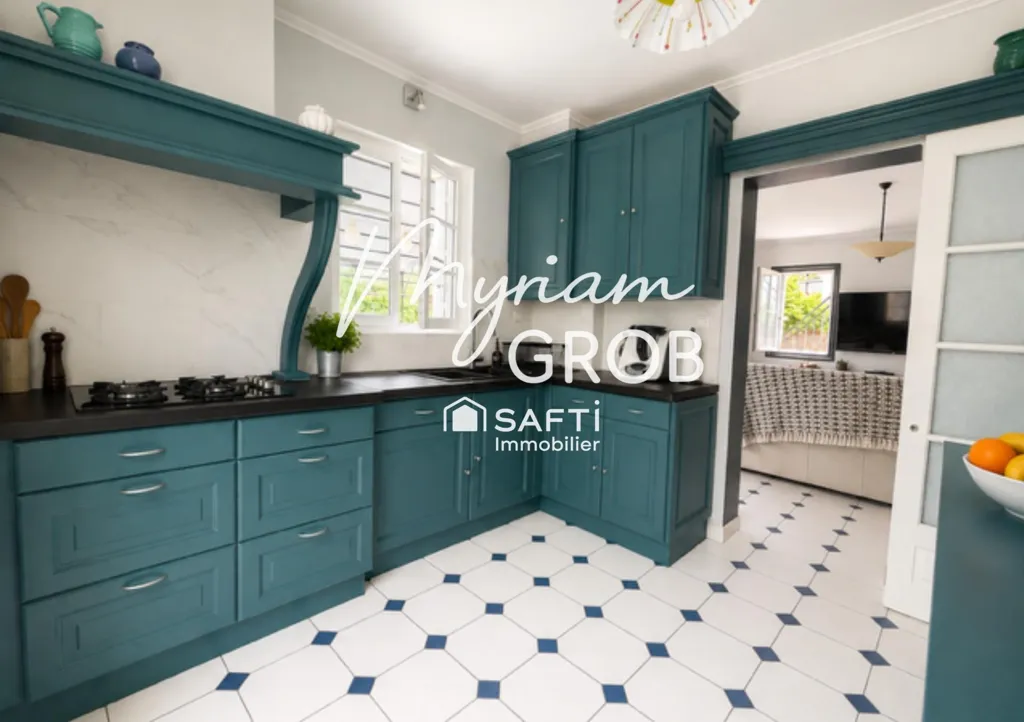 Köök - Charming 1930s Townhouse with Garden in Montauban