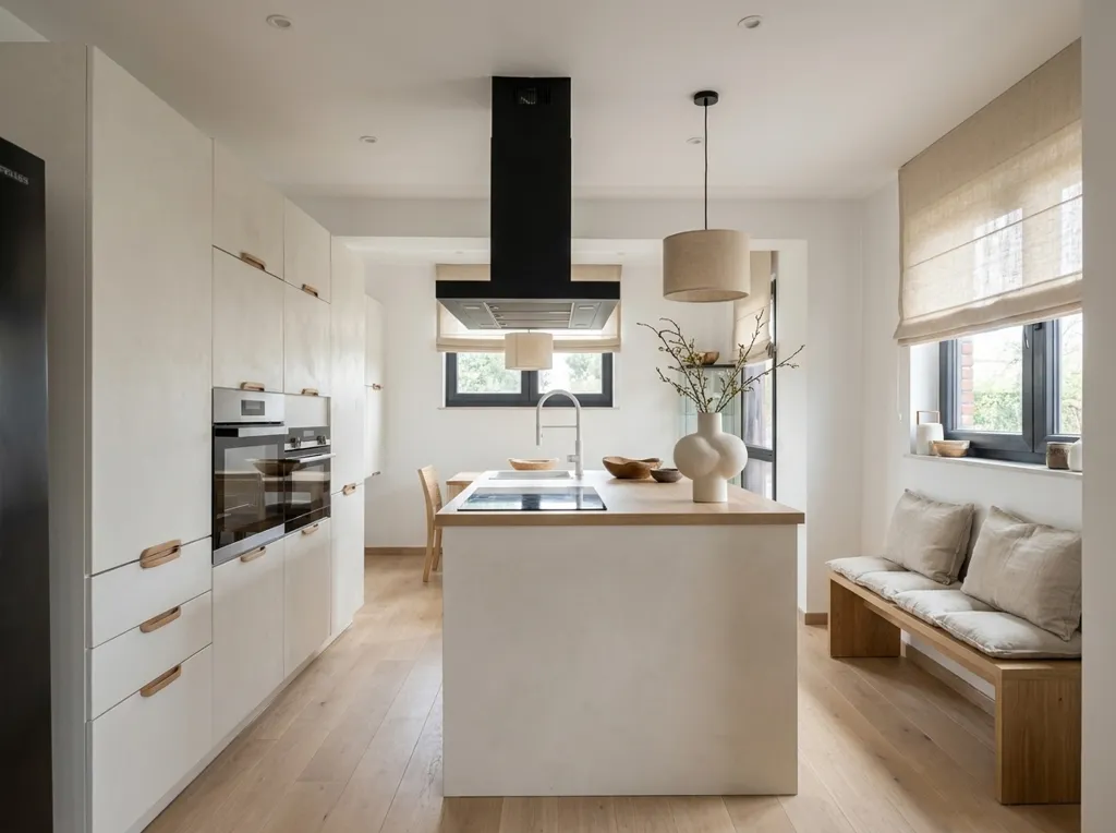 Cuisine - Appartement avec Jardin au Rez-de-Chaussée à Gooreind