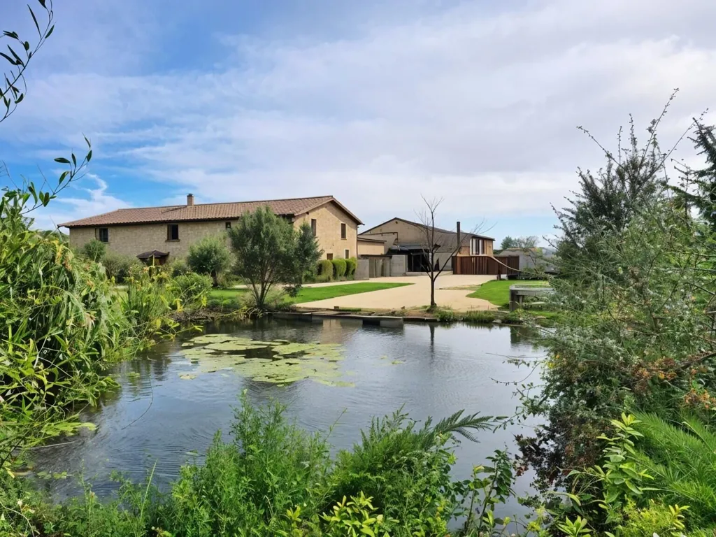 Jardin - Demeure Historique avec Piscine à Chab