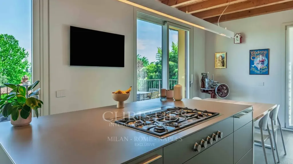 Cuisine - Semi-Independent Villa with Garden in Montevecchia