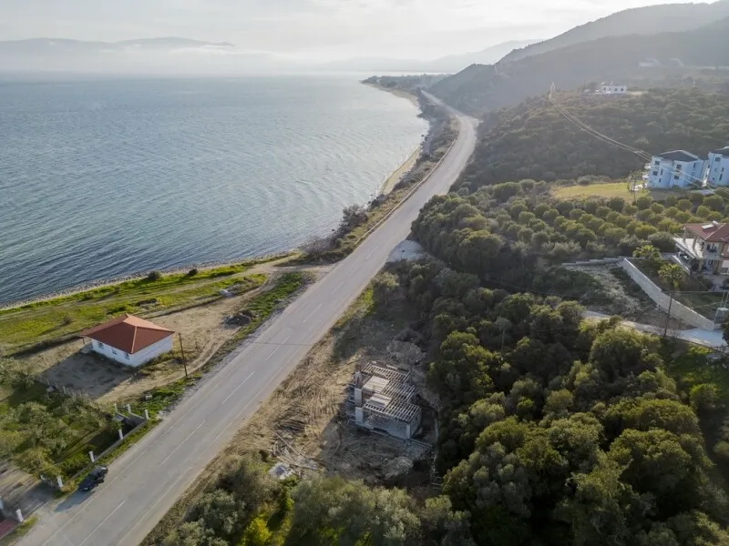 Vue aérienne - Maisonette with Sea View in Kavala Suburbs