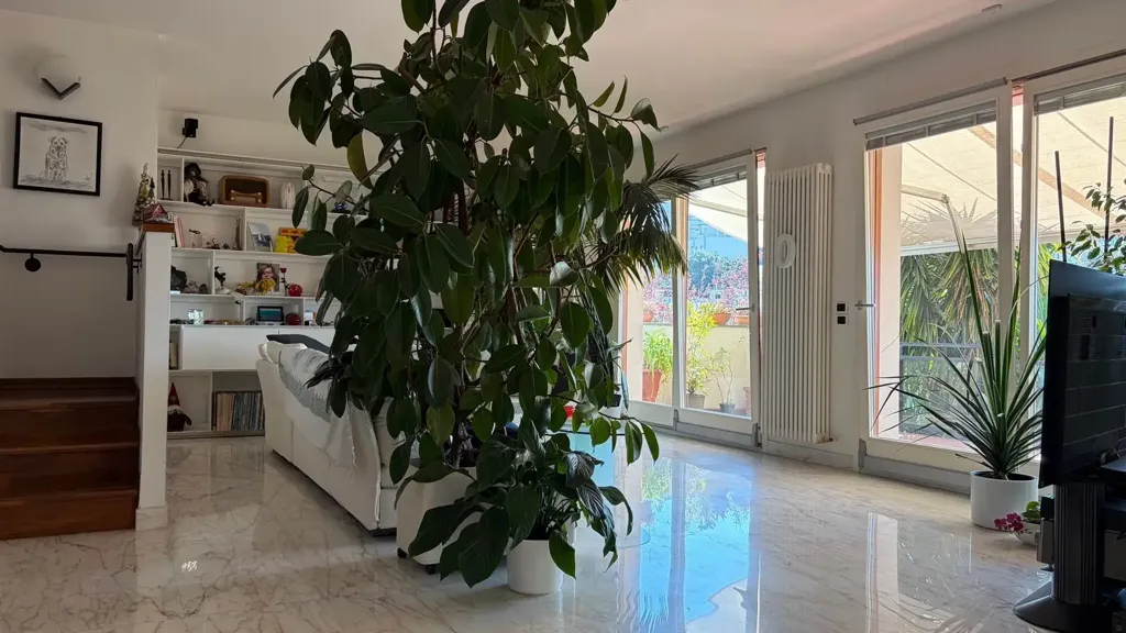 Séjour - Apartment with Garden and Panoramic View in Ancona
