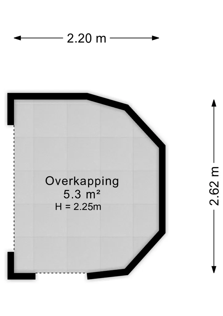 Floor Plan - Dwelling with Garden on Moleplaat in Leeuwarden