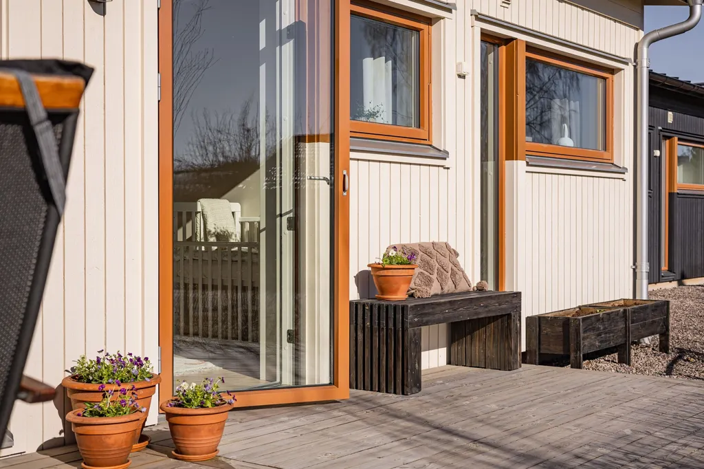 Terrasse - Modern Flat with Private Terrace in Djurängen