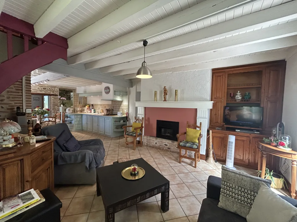 Séjour - Maison avec Mezzanine et Terrain à Saint Sixte