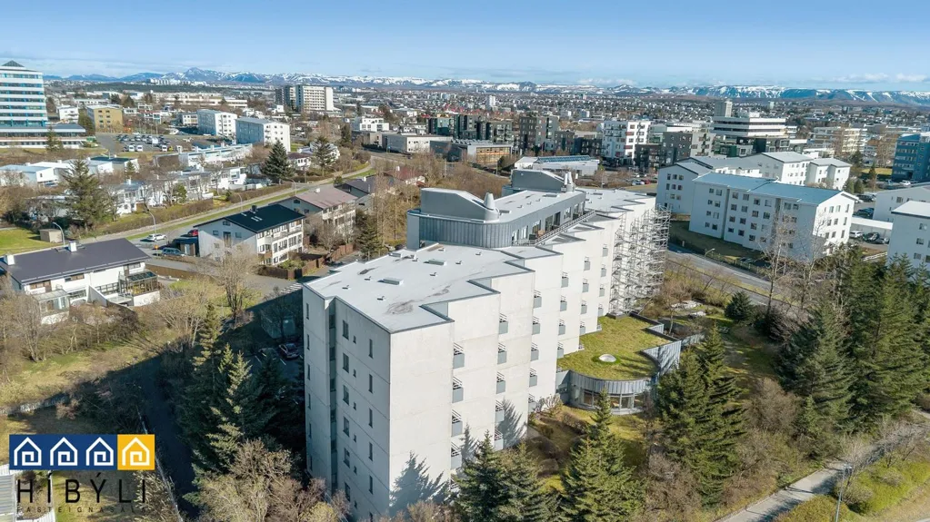 Õhuvaade - Two-Bedroom Apartment with Elevator in Reykjavik