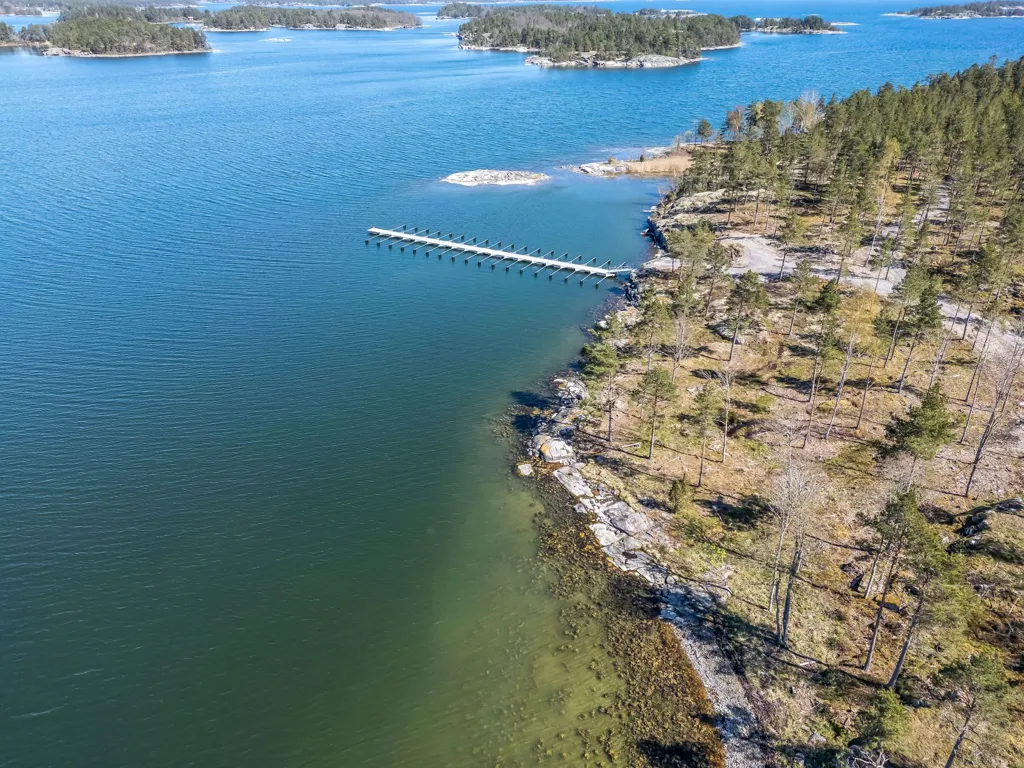 Vista aerea - Plot for Development with Water Access in Gryts Archipelago