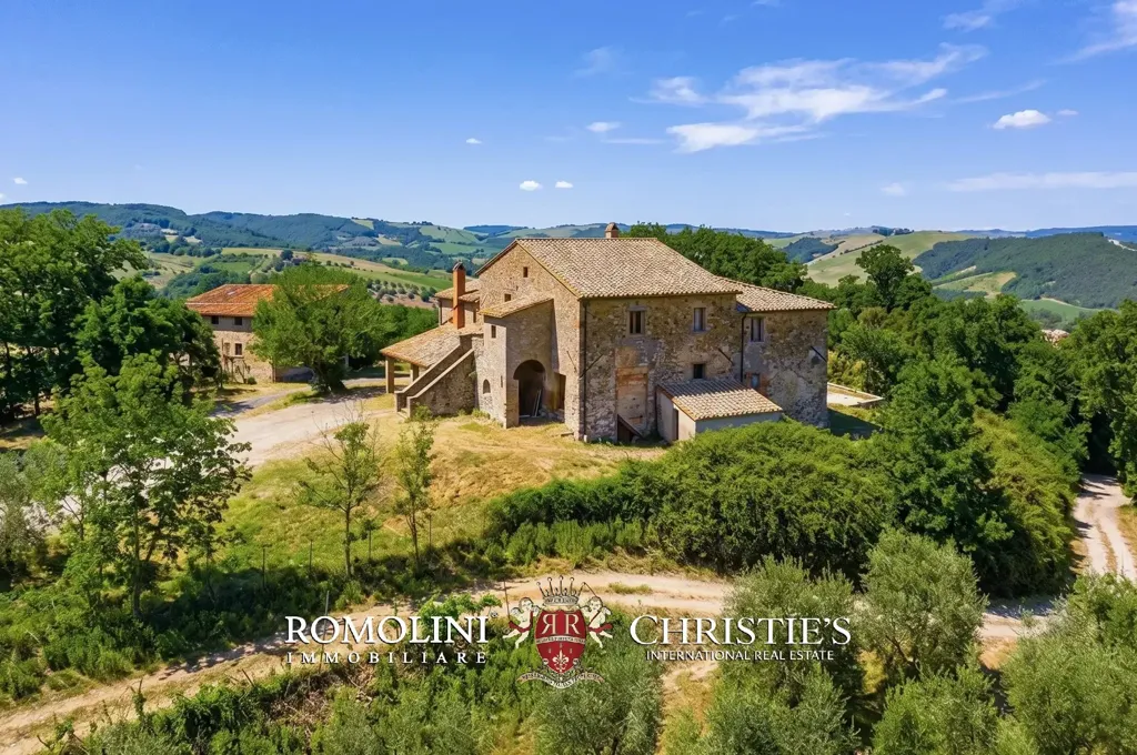 Õhuvaade - Rustic Casale with Vineyard near Orvieto
