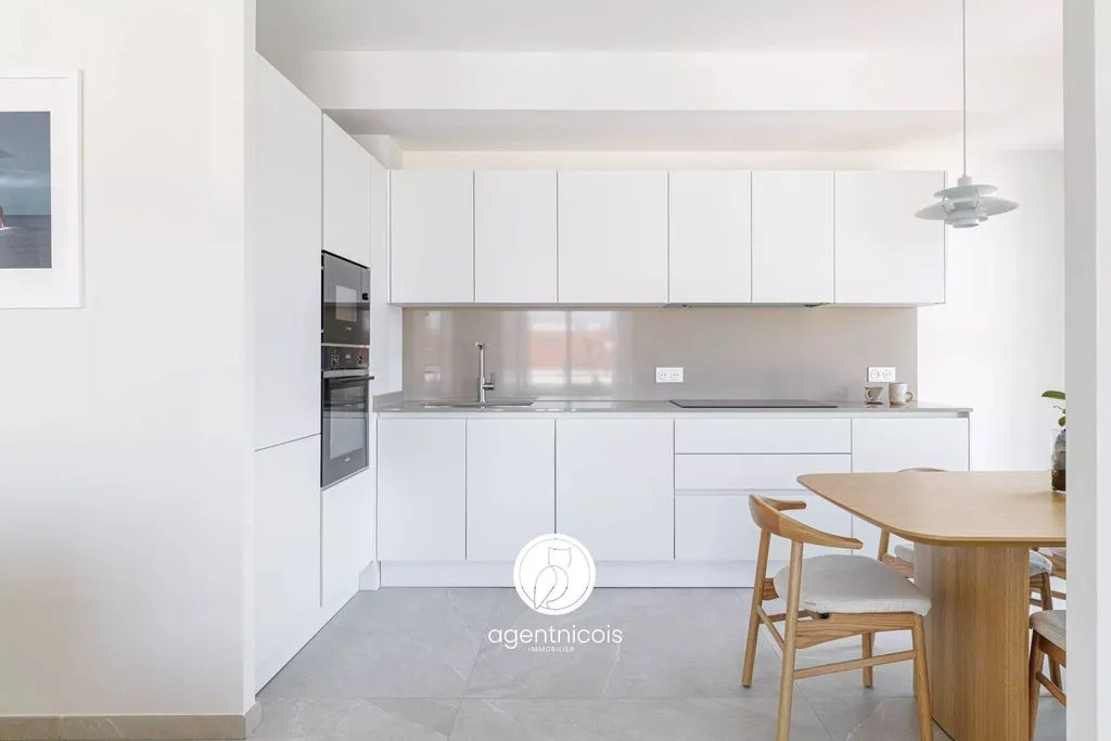 Köök - Luxury Flat with Terrace at Nice Port