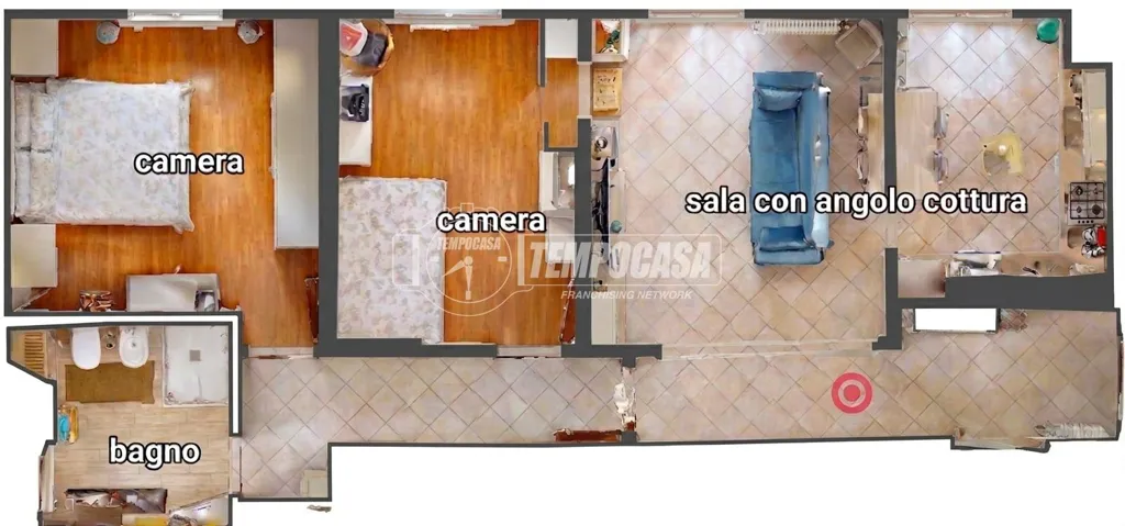Plaan - Modernised Triplex with Balcony in Mantua