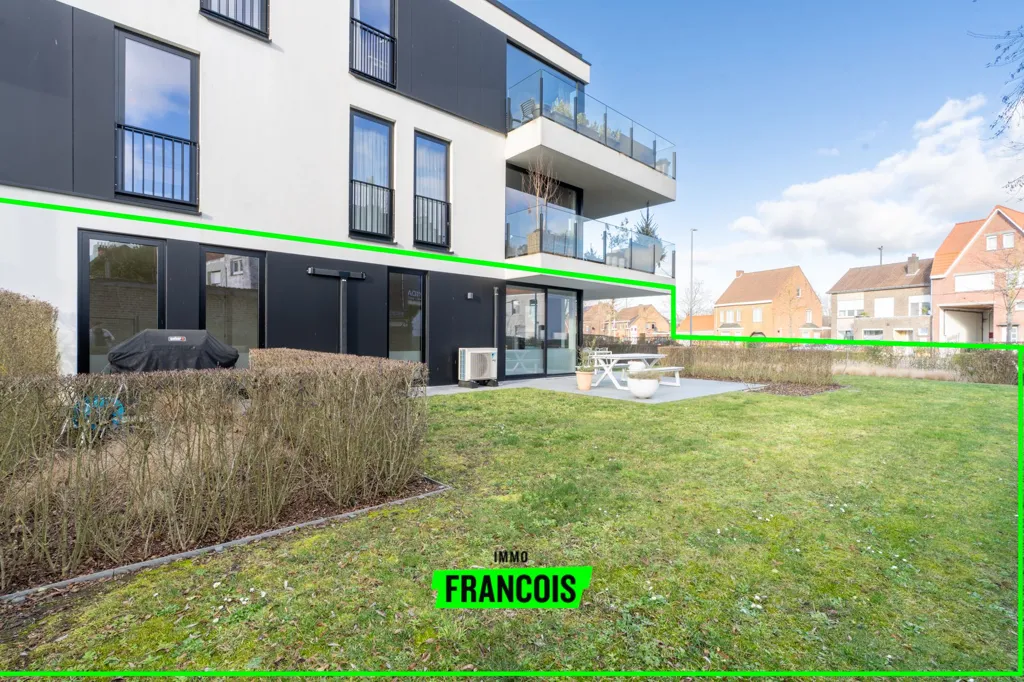 Jardin - Appartement avec Jardin et Terrasse à Jabbeke
