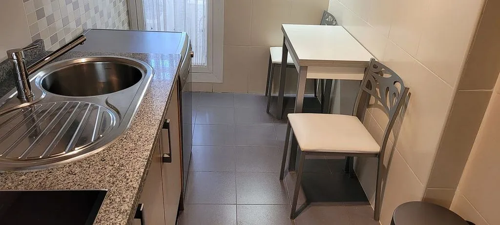 Köök - Apartment with Pool and Terrace in Vereda Golf