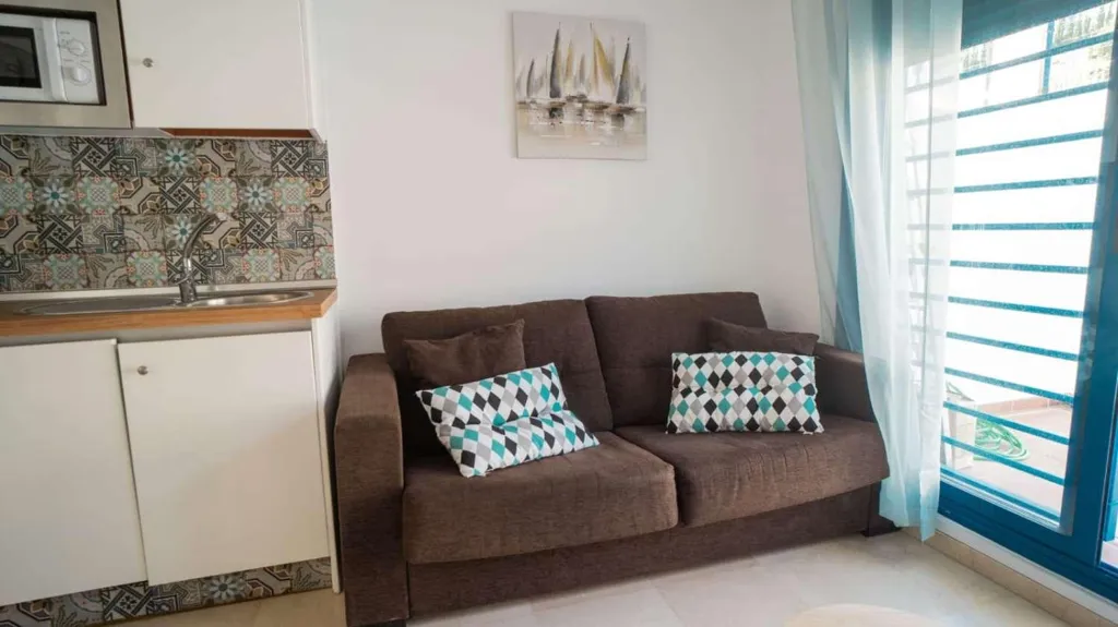 Séjour - 1-Bed Apartment with Pool in Benalmádena