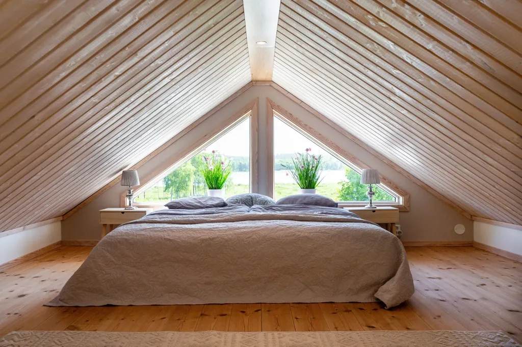 Camere da letto - Holiday Home with Lake View in Jönköping