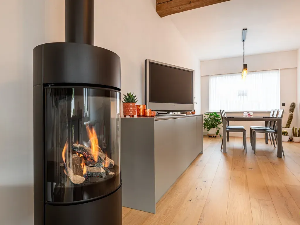 Séjour - Maison Moderne Rénovée avec Terrasse à Eeklo