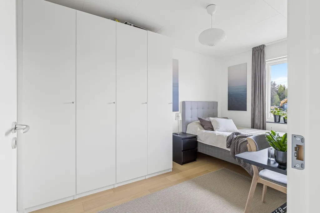 Camere da letto - New Flat with Private Entrance in Gunsta