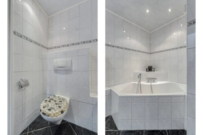 Salles de bain - Semi-detached House with Rooftop Terrace in Hardenberg