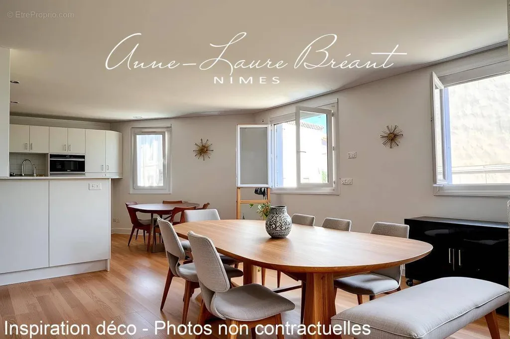 Salle à manger - Appartement avec Parking à Nîmes, Près du Parc Jacques Chirac