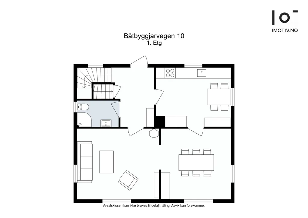 Plan - Maison 4 pièces à Rubbestadneset