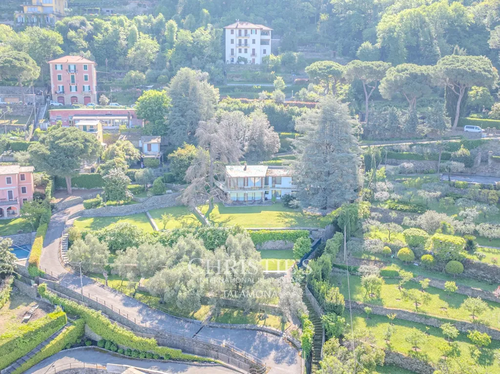 Õhuvaade - Rustic Villa with Sea View in Camogli