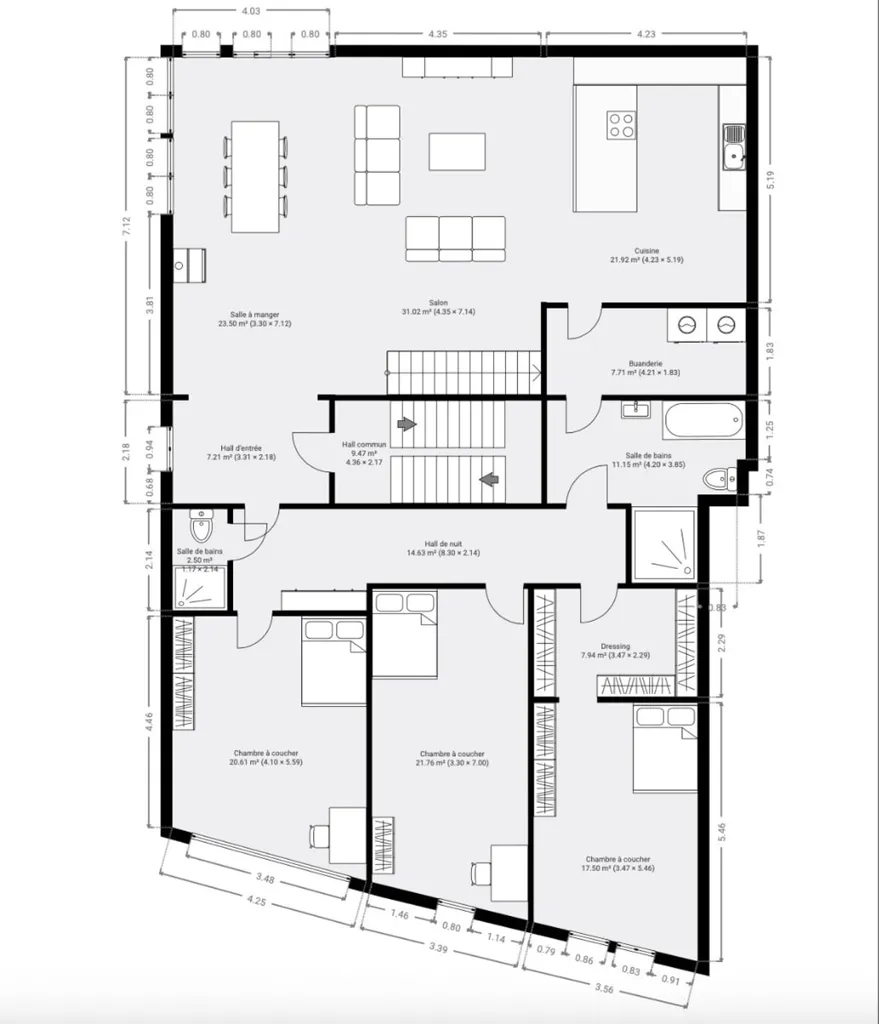 Duplex Haut de Gamme avec Jardin à Nandrin
