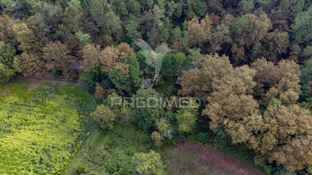 Vue aérienne - Agricultural Land with Construction Viability in Lage
