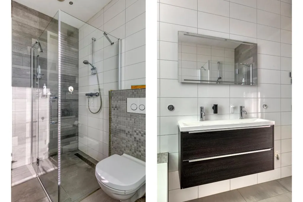 Bathrooms - Modern Corner House with Garden in Strijp-R, Eindhoven