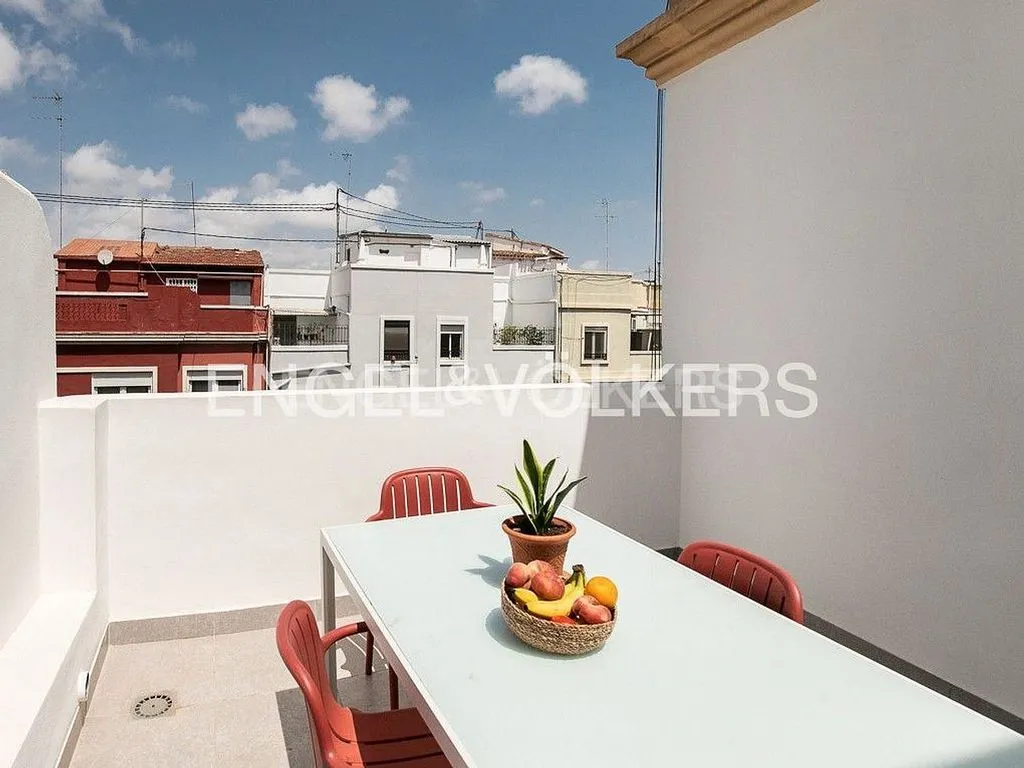 Terrasse - Penthouse with Terrace in Ruzafa, Valencia
