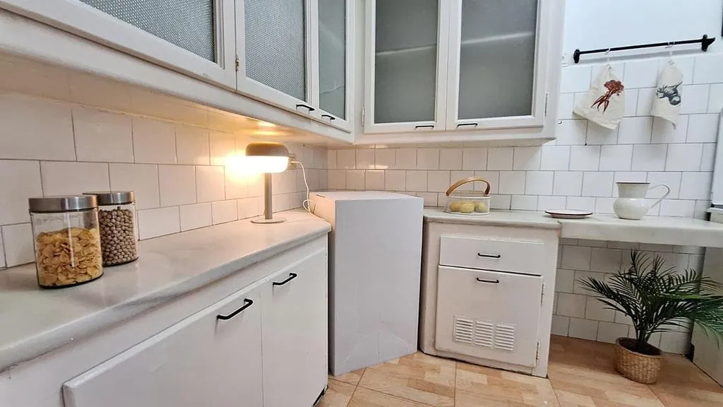 Cocina - Villa con vistas al mar en Premià de Mar