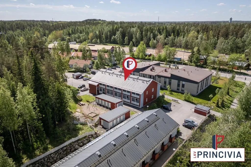 Aerial - Geothermal Loft with Sauna in Kerava