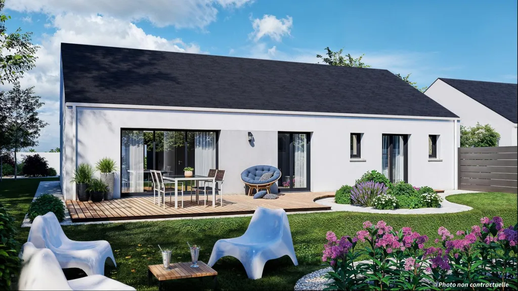 Maison Neuve à Construire avec Jardin à Billé