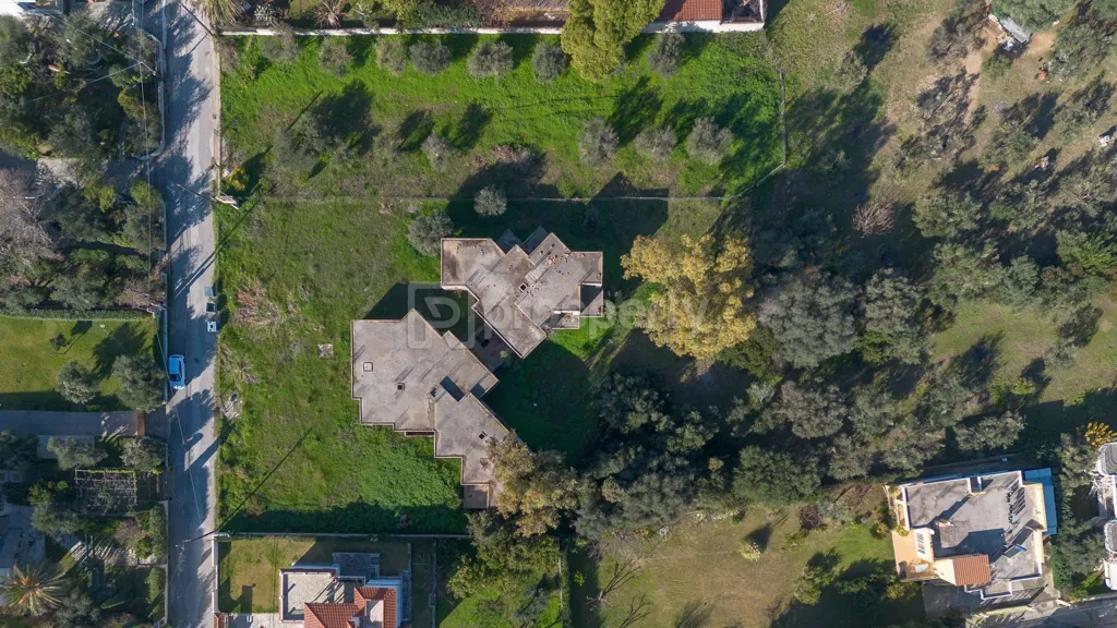 Vue aérienne - Unfinished Duplex with Private Yard in Rio, Achaia
