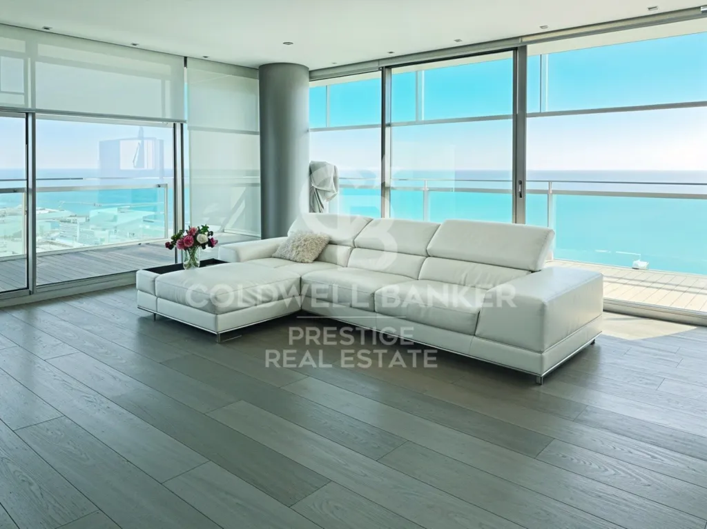 Séjour - Beachfront Apartment with Pool in Barcelona