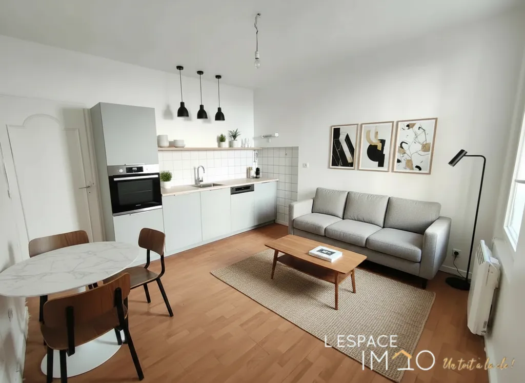 Séjour - Appartement 2 Pièces en Rez-de-Chaussée à Cavaillon
