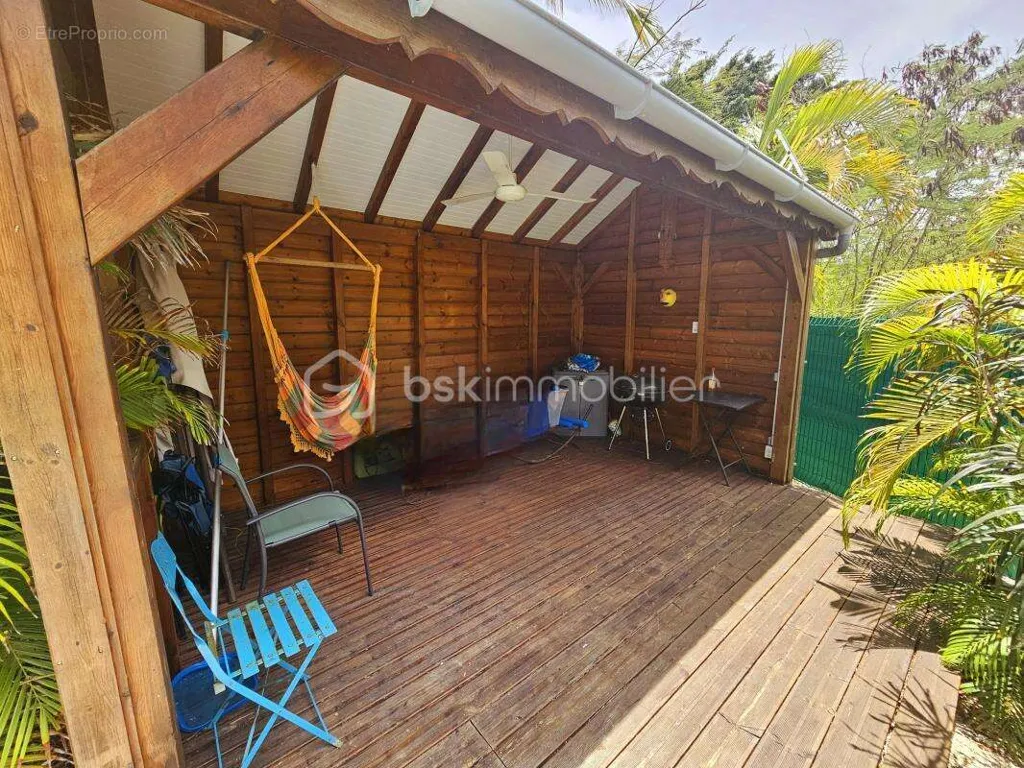 Terrasse - Ensemble de Deux Maisons avec Piscine à Saint-François