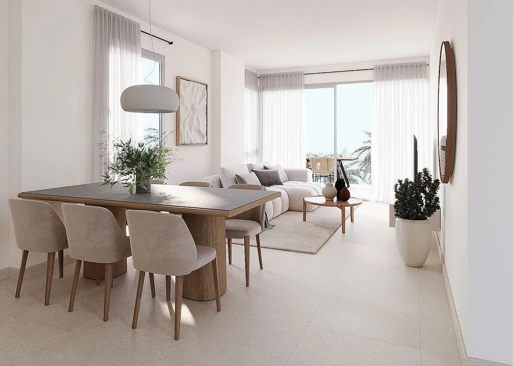 Salle à manger - New Flat with Golf View in Roquetas
