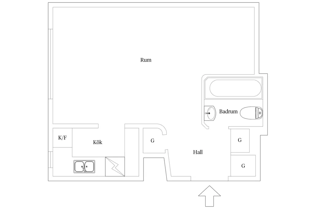 Plan - Apartment with Sea View in Ribersborg