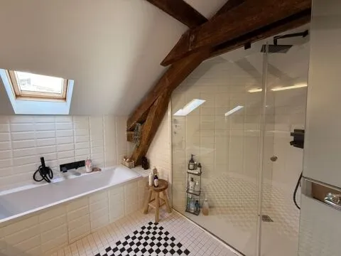 Salles de bain - Loft de 8 Pièces avec Terrasse en Centre-Ville