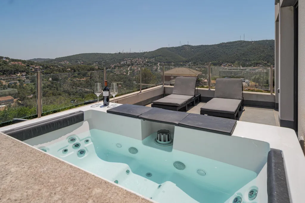 Terrass - Luxury Villa with Spa in Olesa de Bonesvalls