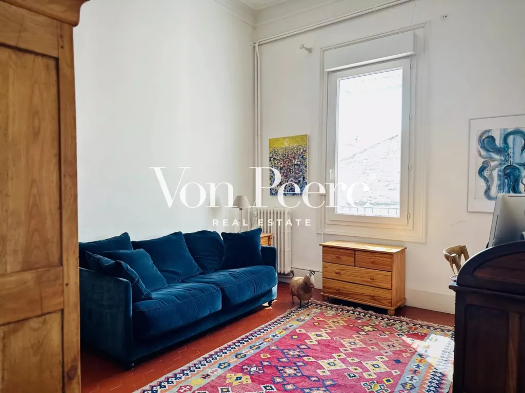 Séjour - Appartement Haussmannien avec Terrasse à Sète