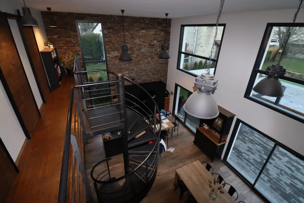 Salle à manger - Villa Contemporaine avec Piscine à Saint-Maurice de Lignon