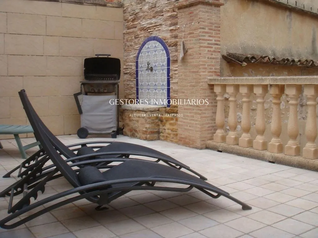 Terrace - Rural House with Pool in Palomar