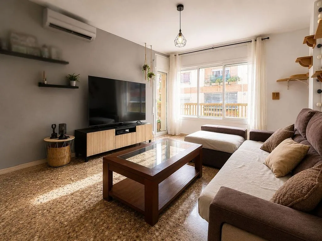 Séjour - Apartment with Terrace and Parking in Reus